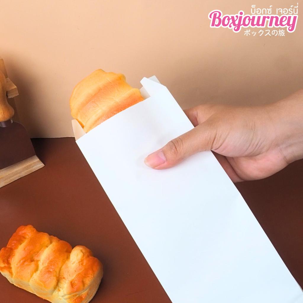 ซองใส่ขนมปังฝรั่งเศส Baguette สีขาว ขนาด 10x60 ซม.