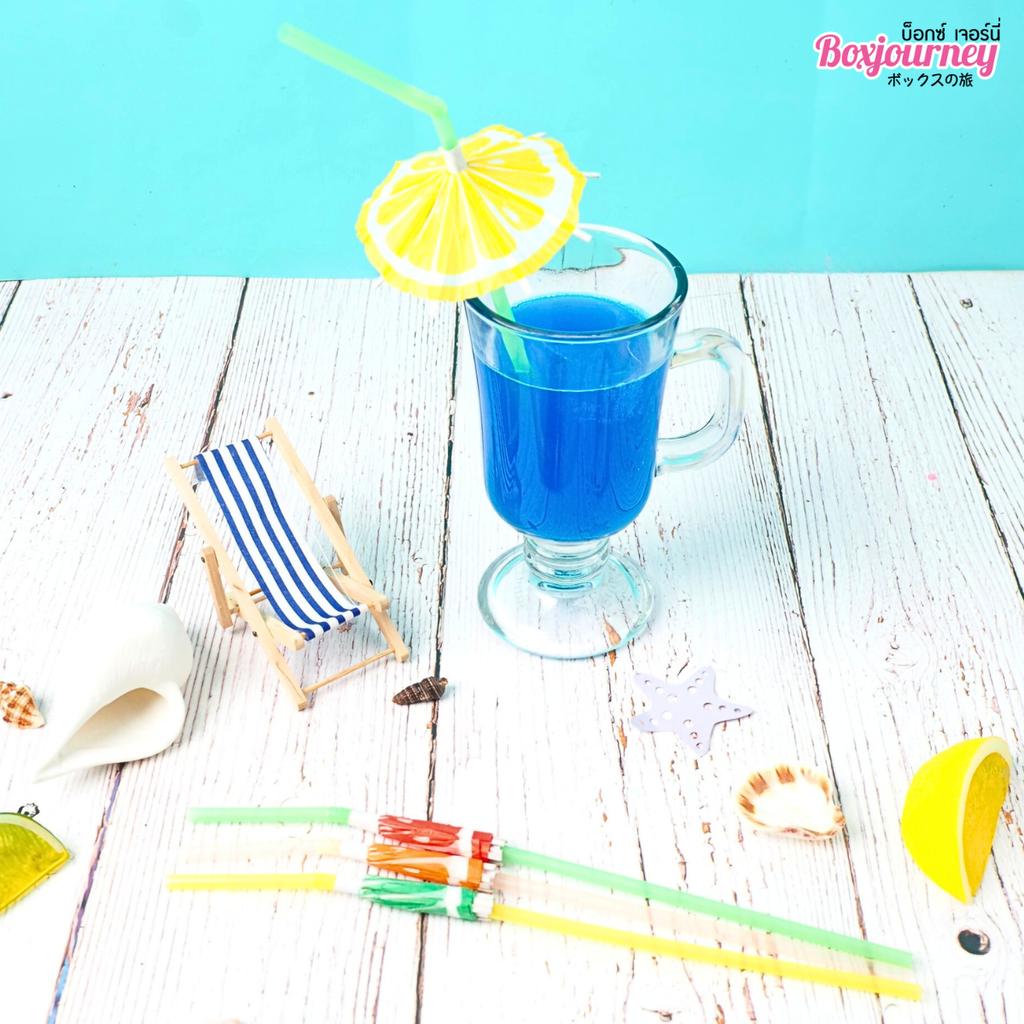 หลอด แฟนซี รูปร่ม คละสี