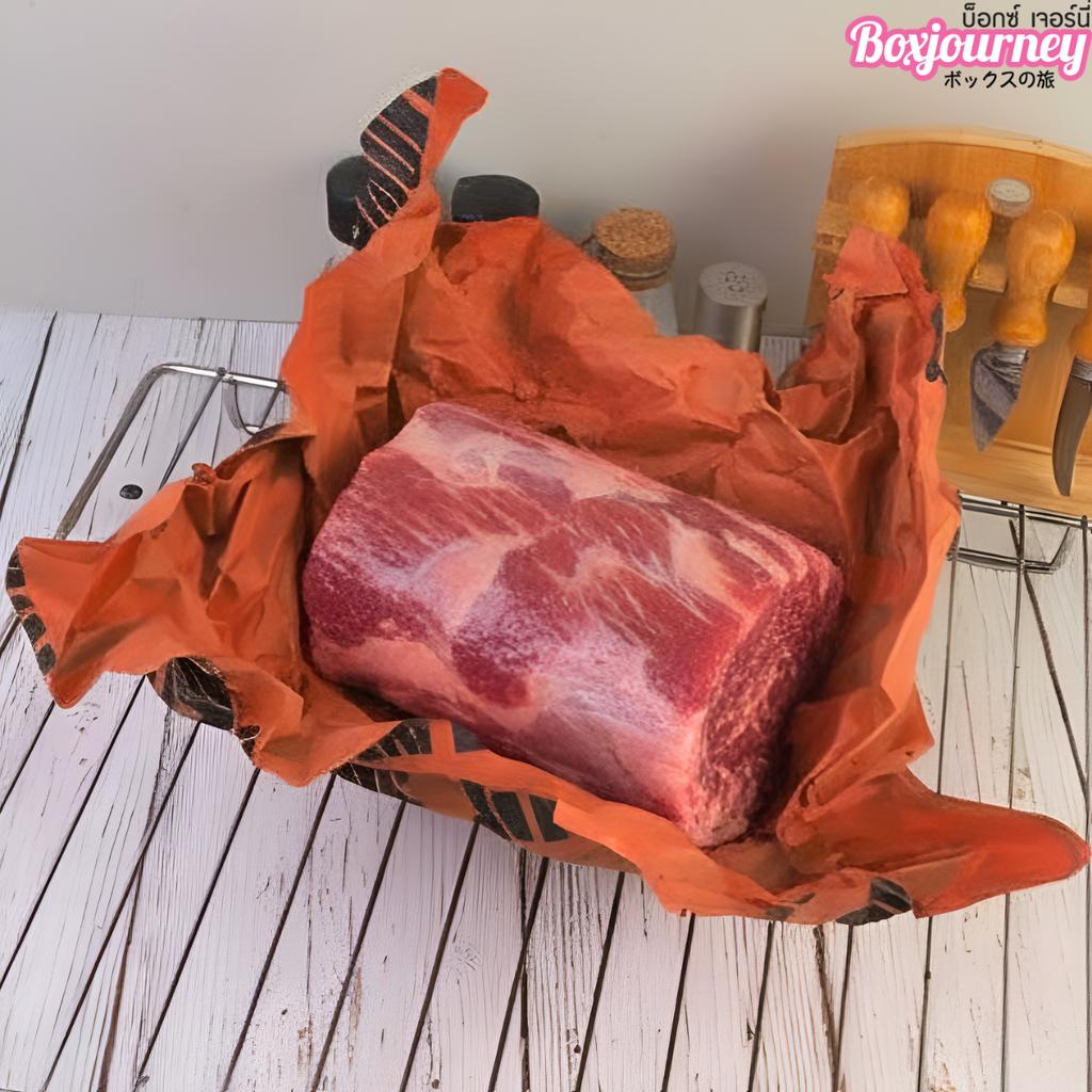 กระดาษรองเนื้อ แบบม้วน พิมพ์ลาย  ขนาด 45 ซม. X 50 เมตร