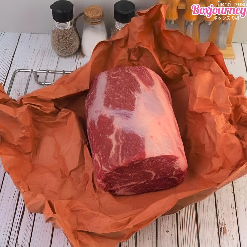 กระดาษรองเนื้อ แบบม้วน สีน้ำตาล  ขนาด 45 ซม. X 50 เมตร