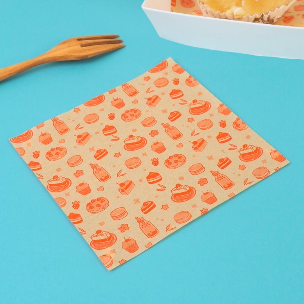 wrapping paper 12x12 cm , Sweet Treats  Pattern