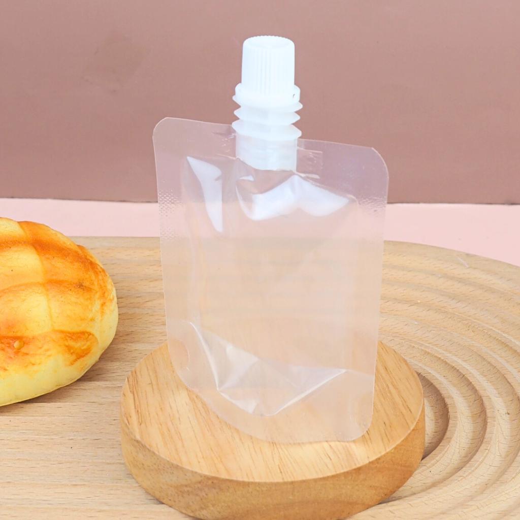 ถุงใส่น้ำ แบบฝาเกลียวหมุนปิด 50ml.