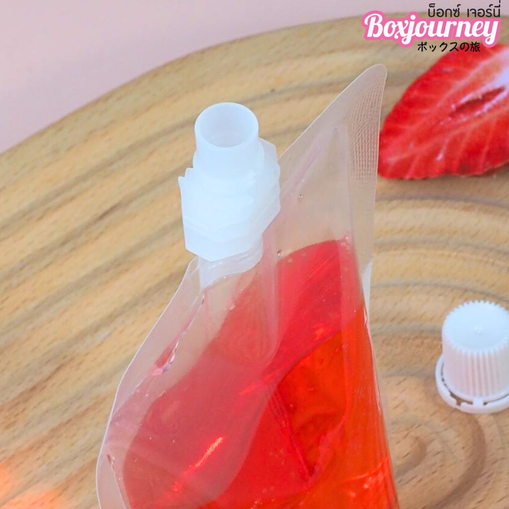 ถุงใส่น้ำ แบบฝาเกลียวหมุนปิด 150 ml.