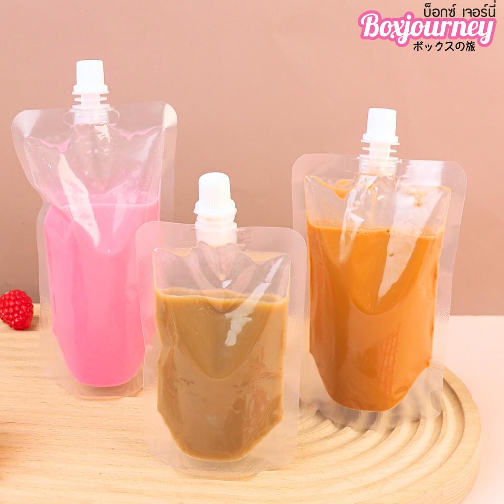 ถุงใส่น้ำ แบบฝาเกลียวหมุนปิด 200 ml.