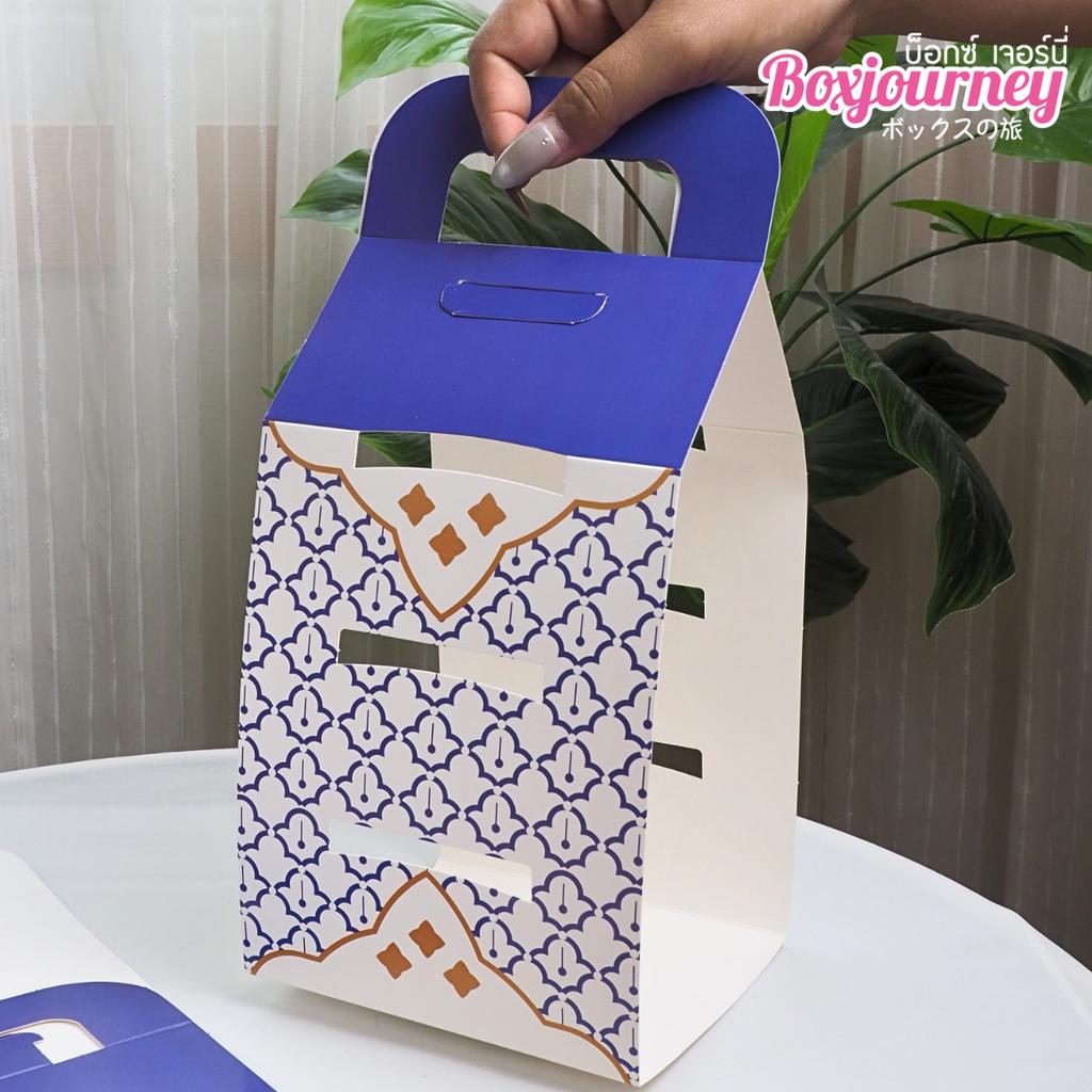 สายคาดปิ่นโต 3 ชั้น (ขนาด 750 ml) ลาย Siam Blessing 14 x 13 x 22 ซม.