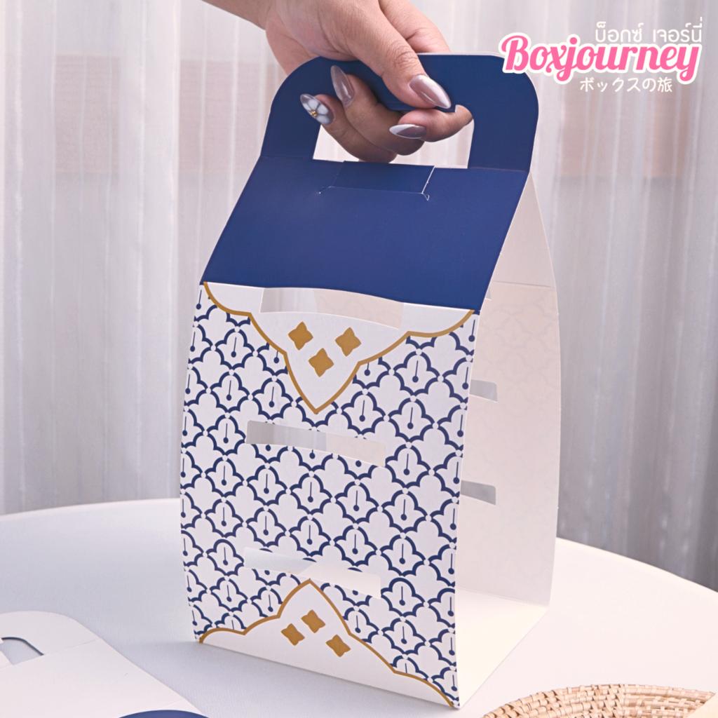 สายคาดปิ่นโต 3 ชั้น (ขนาด 750 ml) ลาย Siam Blessing 14 x 13 x 22 ซม.