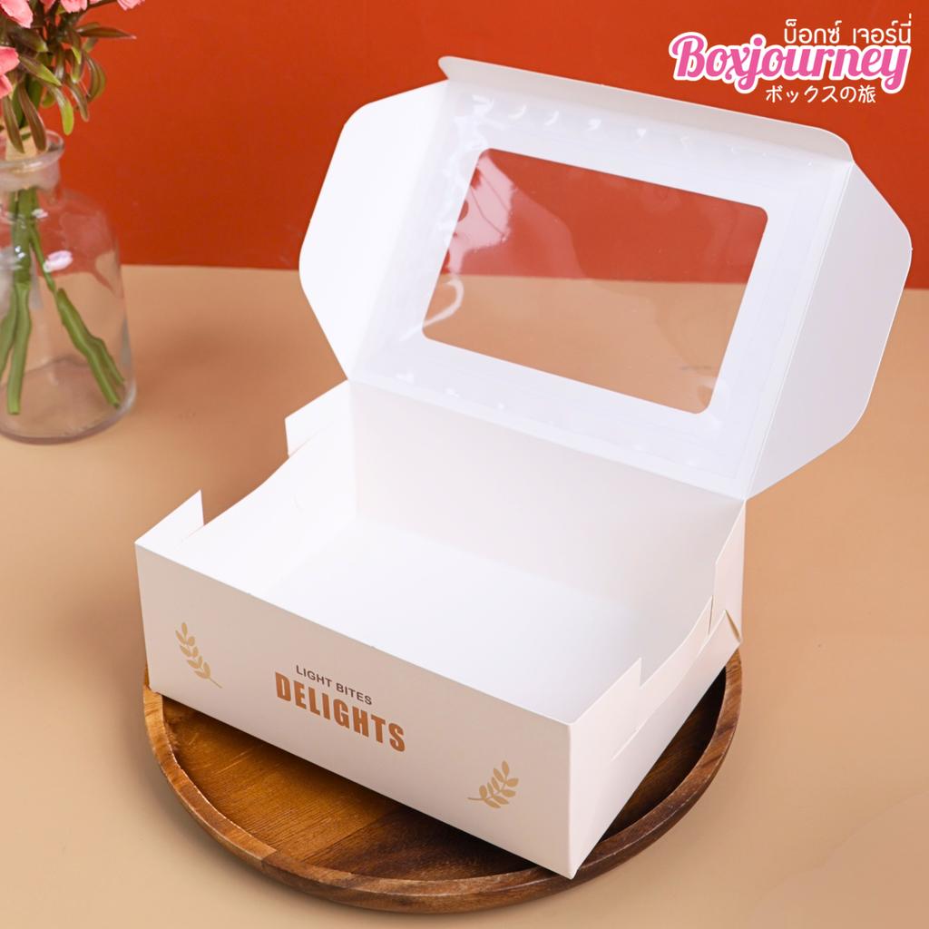 กล่องสแน็คมีหน้าต่าง ลาย Cozy Bites