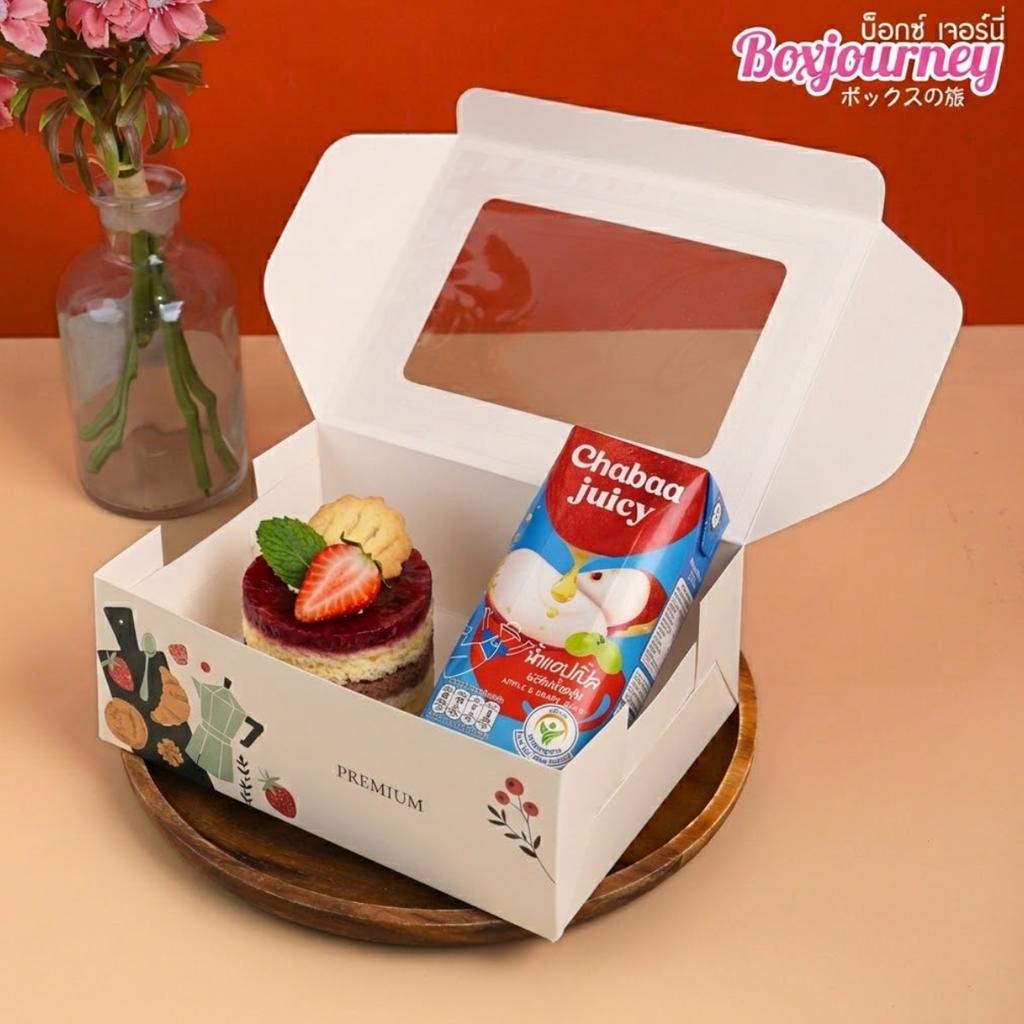 กล่องสแน็คมีหน้าต่าง ลาย Berry Bliss