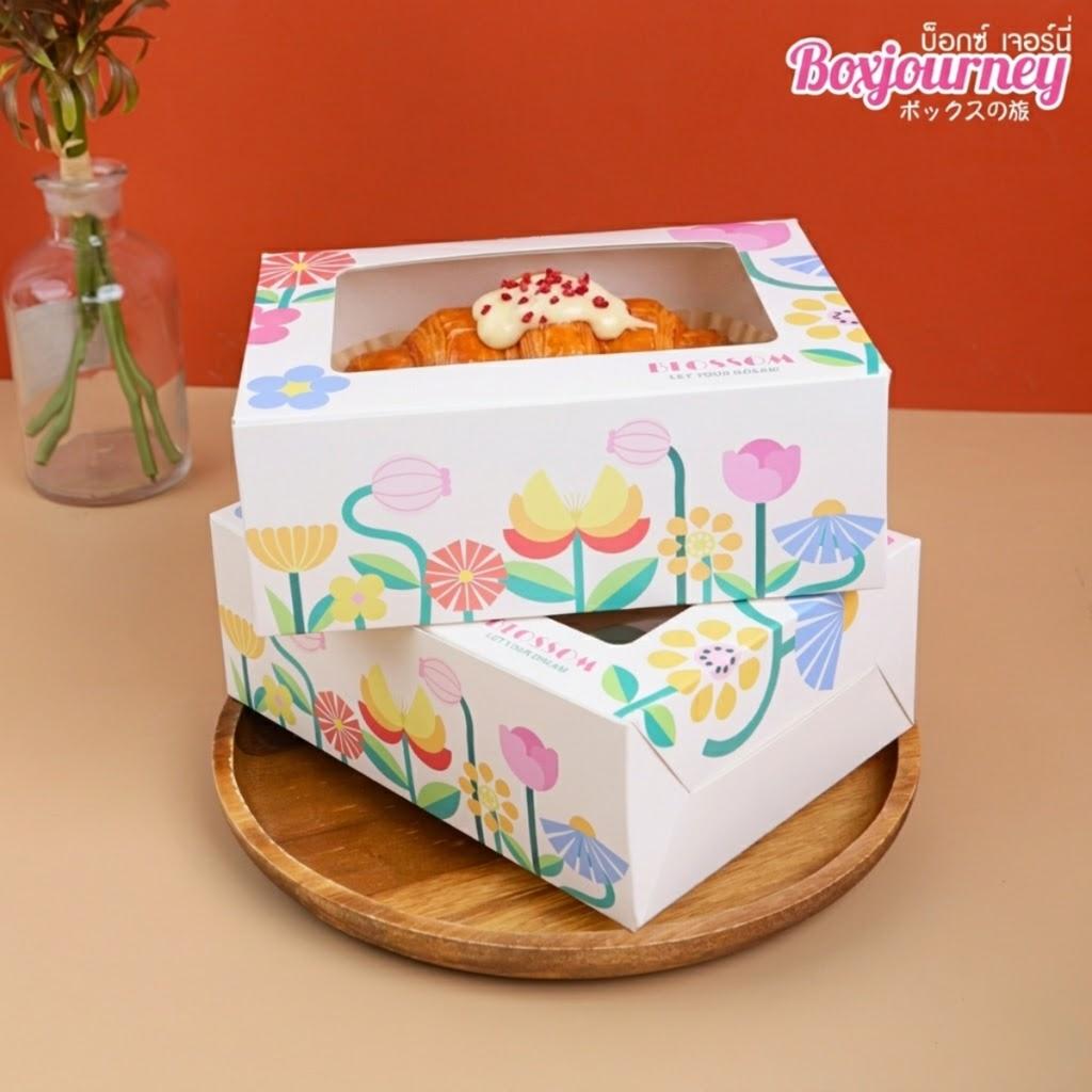 กล่องสแน็คมีหน้าต่าง ลาย Blossom Garden