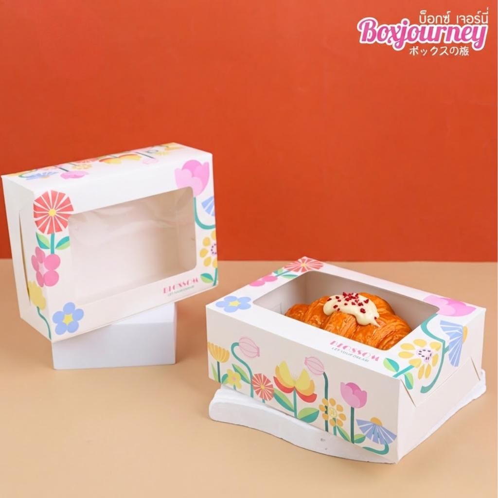 กล่องสแน็คมีหน้าต่าง ลาย Blossom Garden
