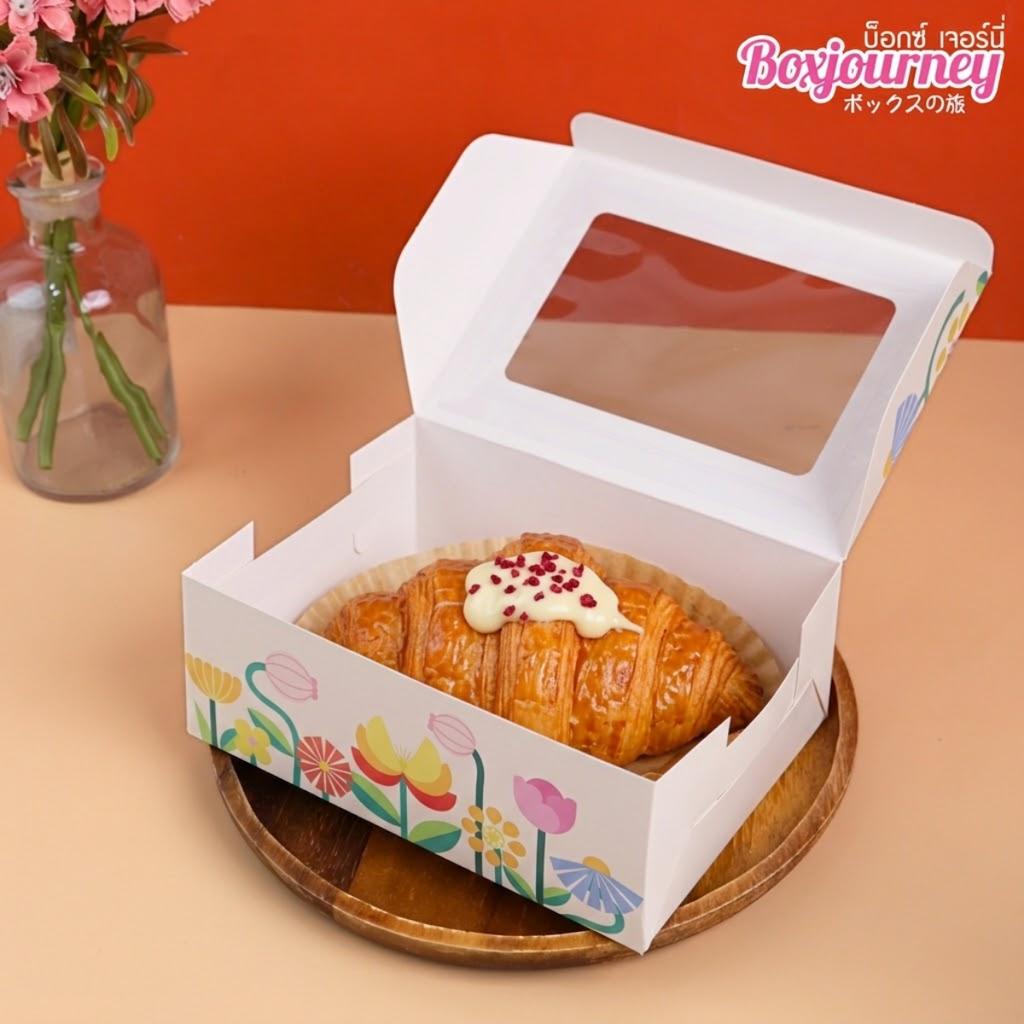 กล่องสแน็คมีหน้าต่าง ลาย Blossom Garden
