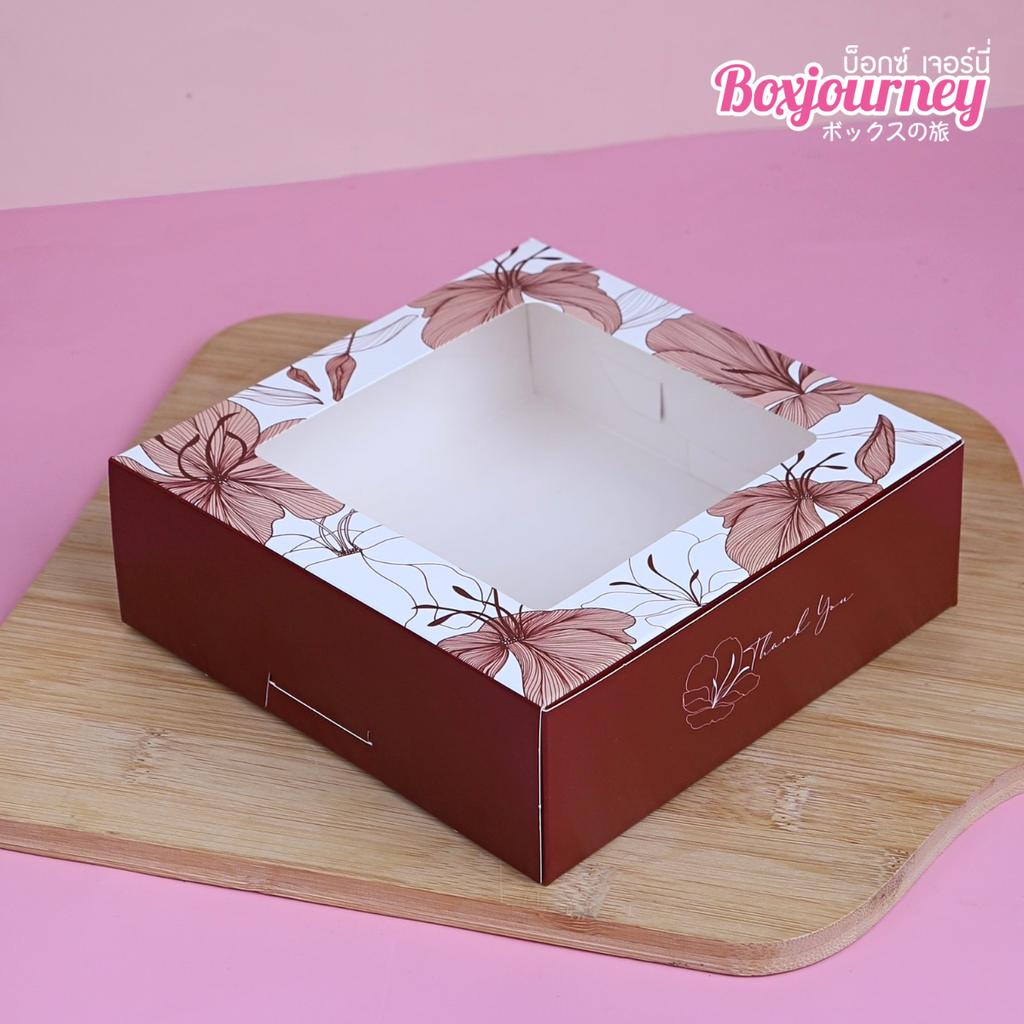 กล่องชิฟฟ่อน ลาย Ruby Bloom