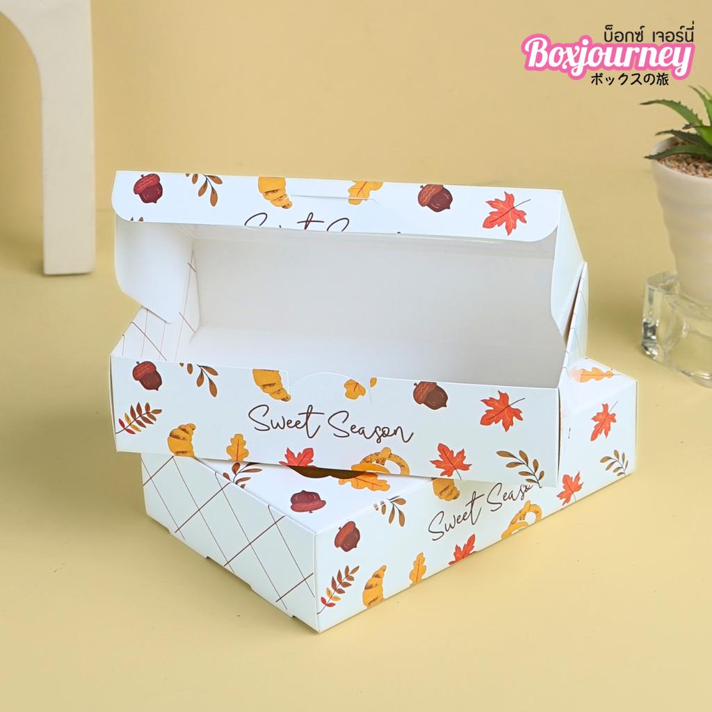 กล่องบราวนี่ ลาย Cozy Autumn 10x15.5x3.8 cm