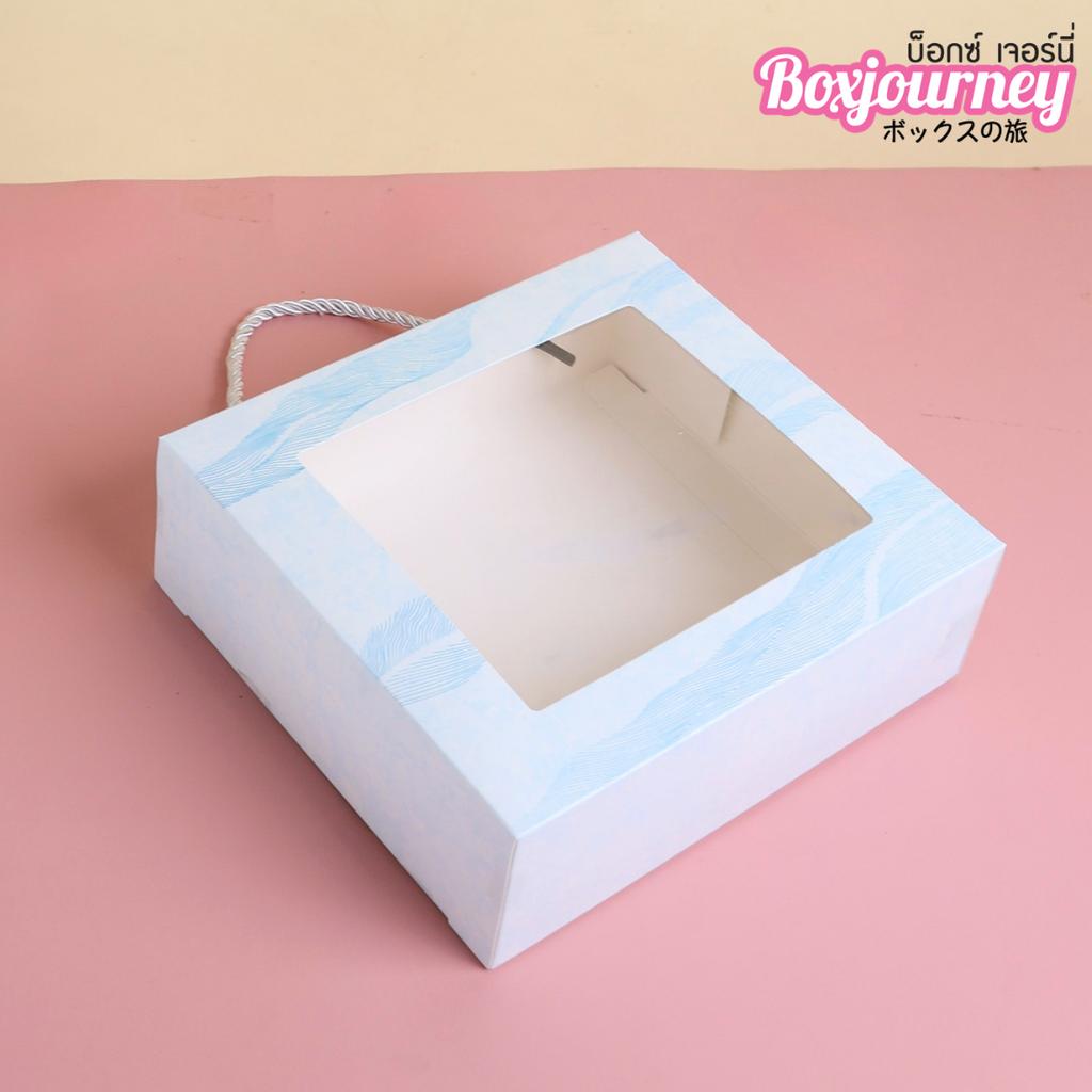กล่องผ้าขนหนูหูหิ้ว ไซส์ S ลาย Soft Wave 6.5×20×18 ซม.
