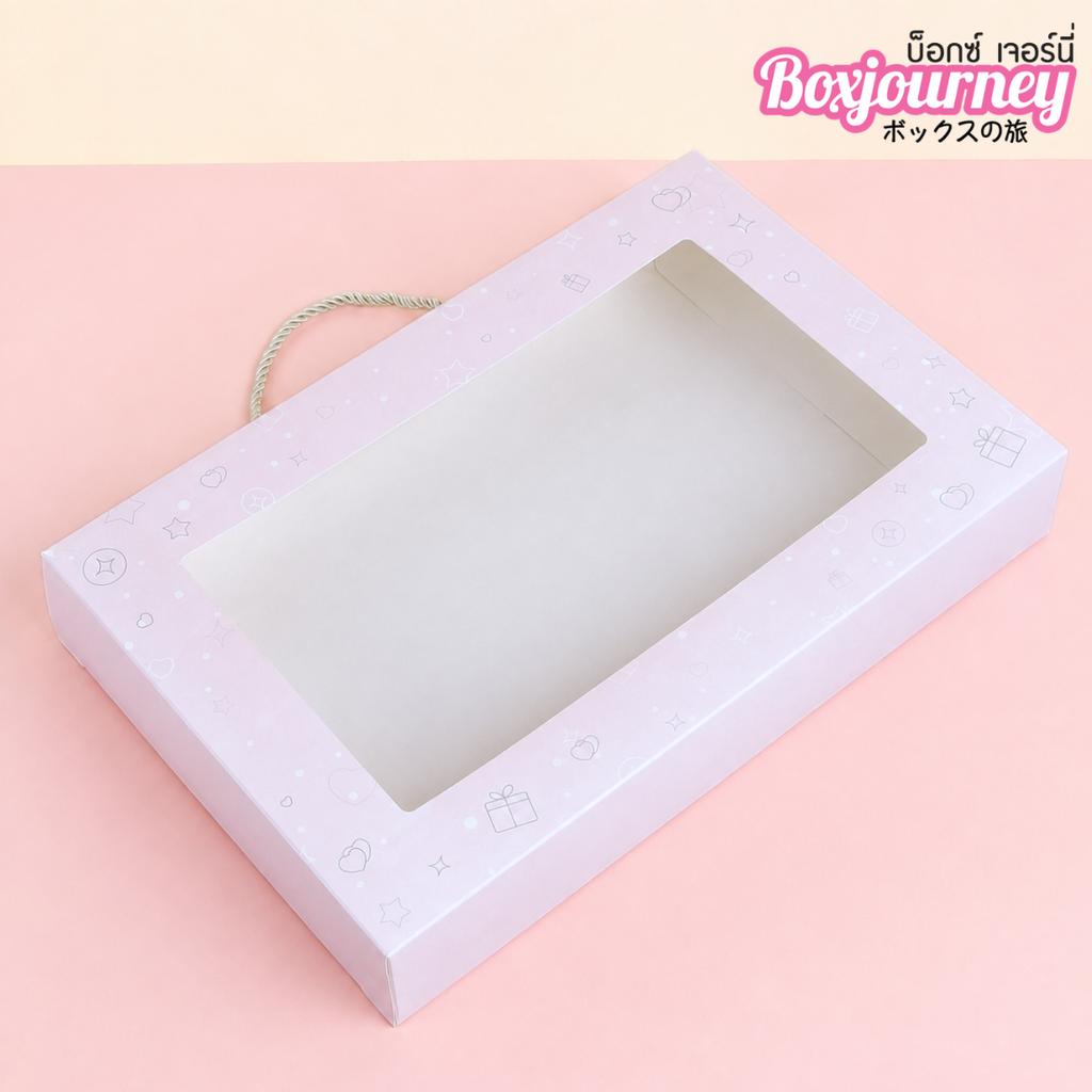 กล่องผ้าขนหนูหูหิ้ว ไซส์ L ลาย Sweet Gift 6x37.5x24.5 ซม.