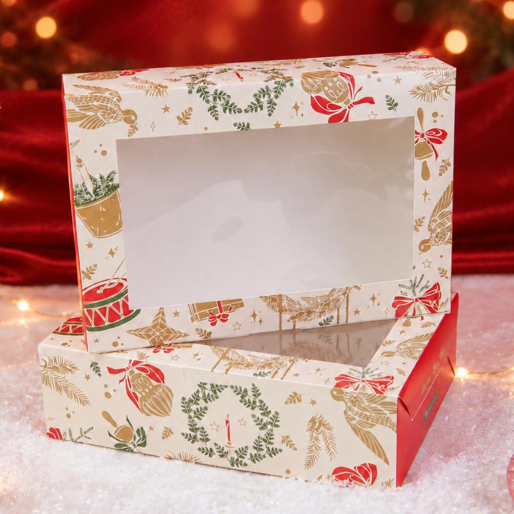 กล่องทรงแบน ลาย Bring joy  15x22x6.2 ซม.