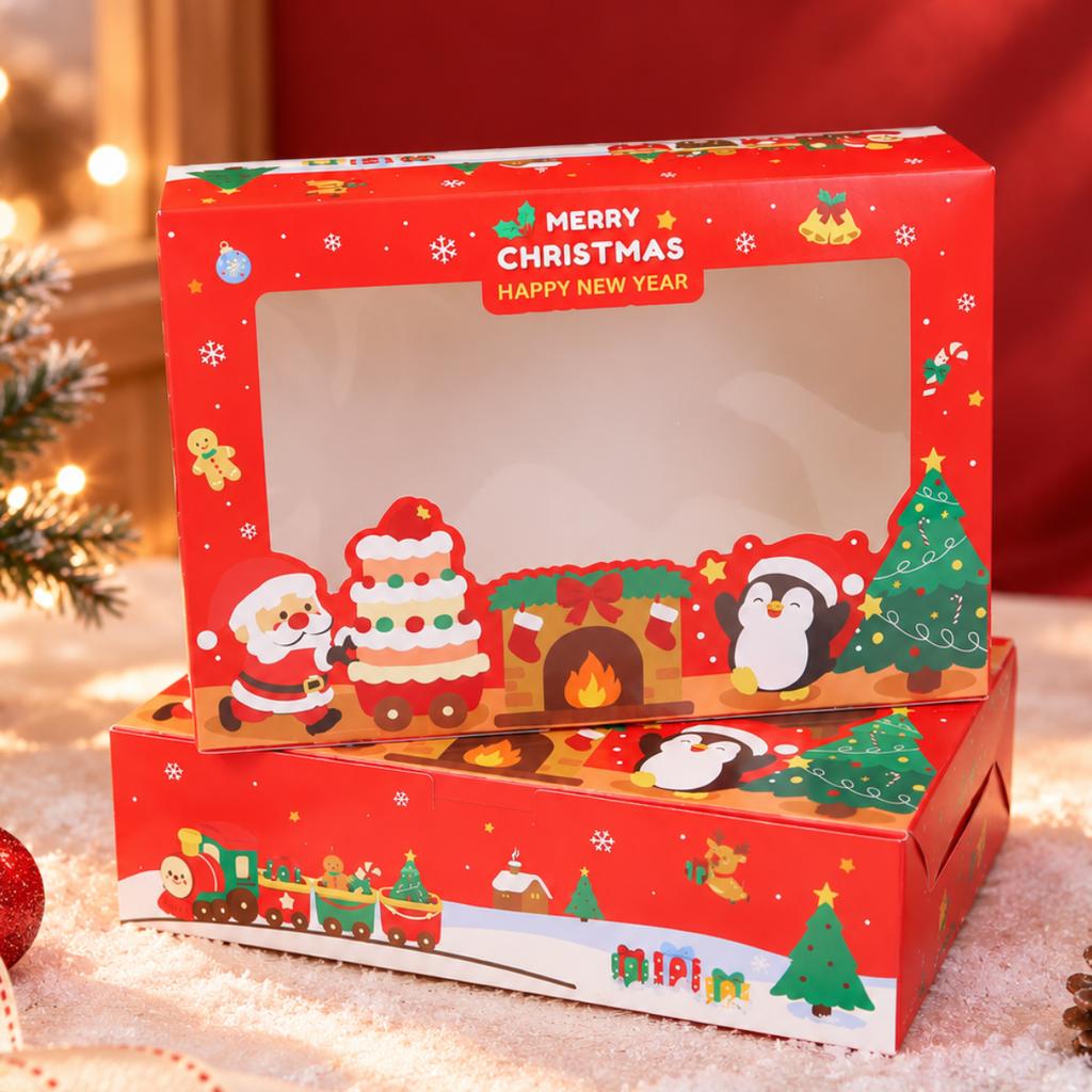 กล่องทรงแบน ลาย Holiday Cheer  15x22x6.2 ซม.