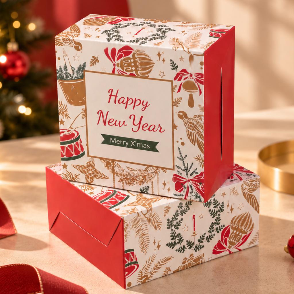 กล่องสแน็คเล็ก ลาย Bring joy 12.7x12.7x6.5 ซม.