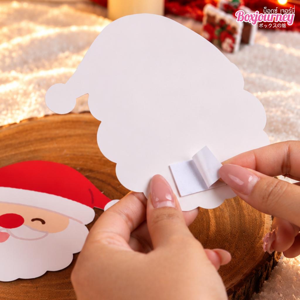 กล่องคุกกี้หูหิ้ว ลาย Little Santa 11 x 8.5 x 15 ซม.