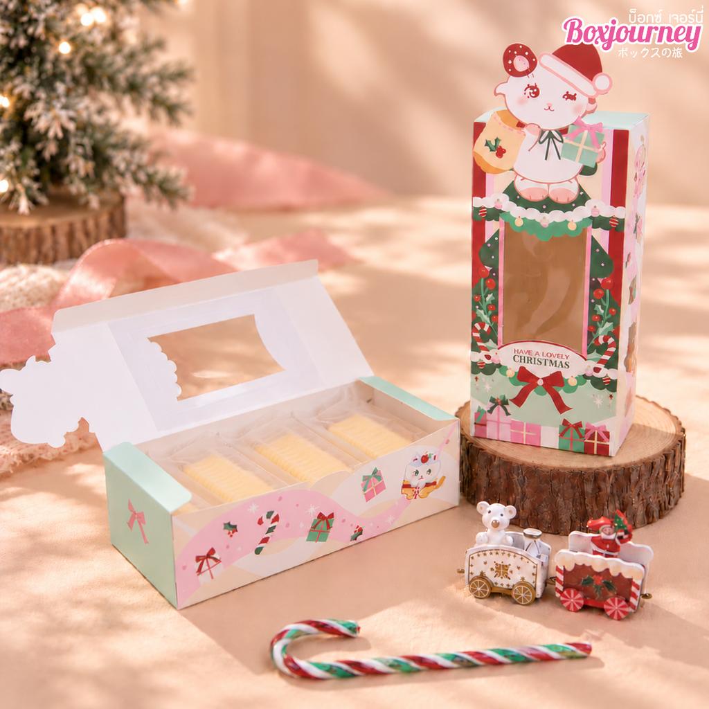 Pineapple pie box, Nanami & Friends Christmasland, 8x18x5.5 cm.