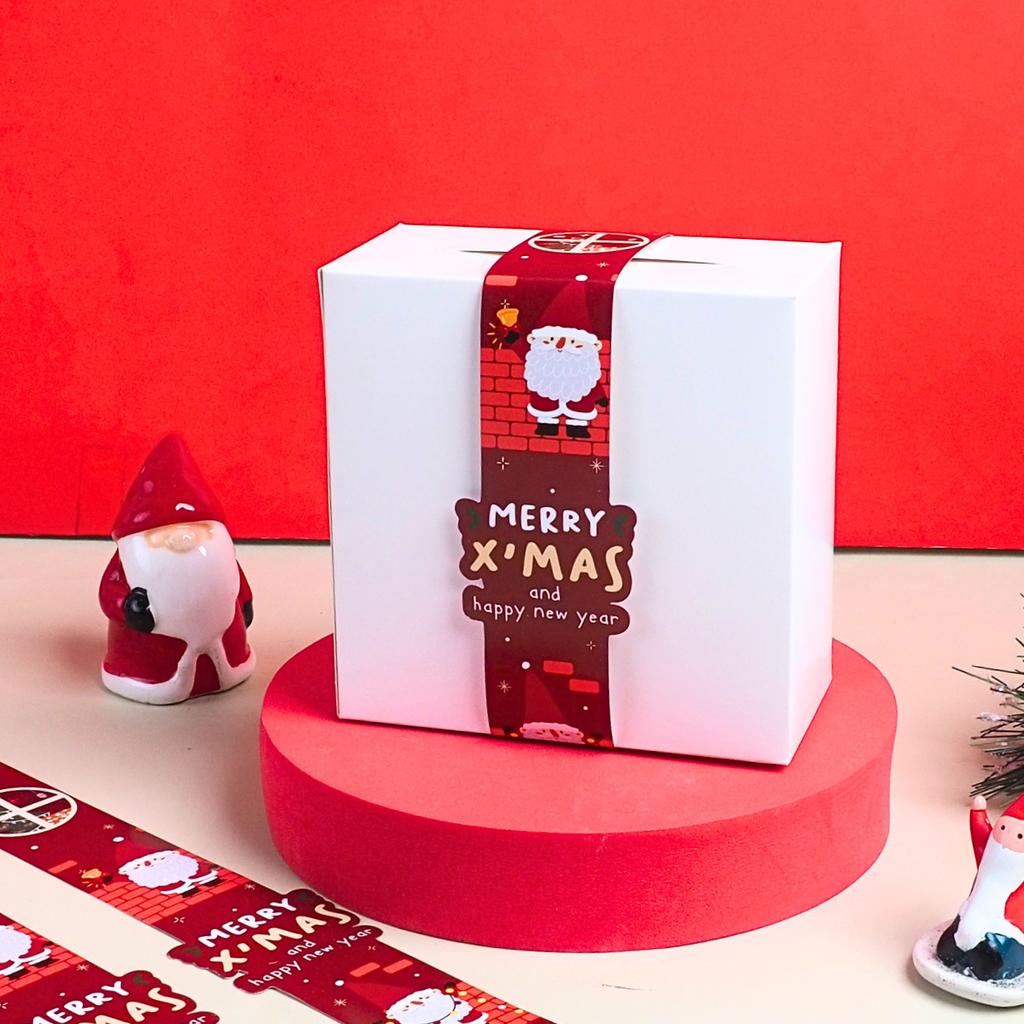 สายคาดกล่อง ลาย Ginger's Holiday ขนาด 3.5x42 ซม.