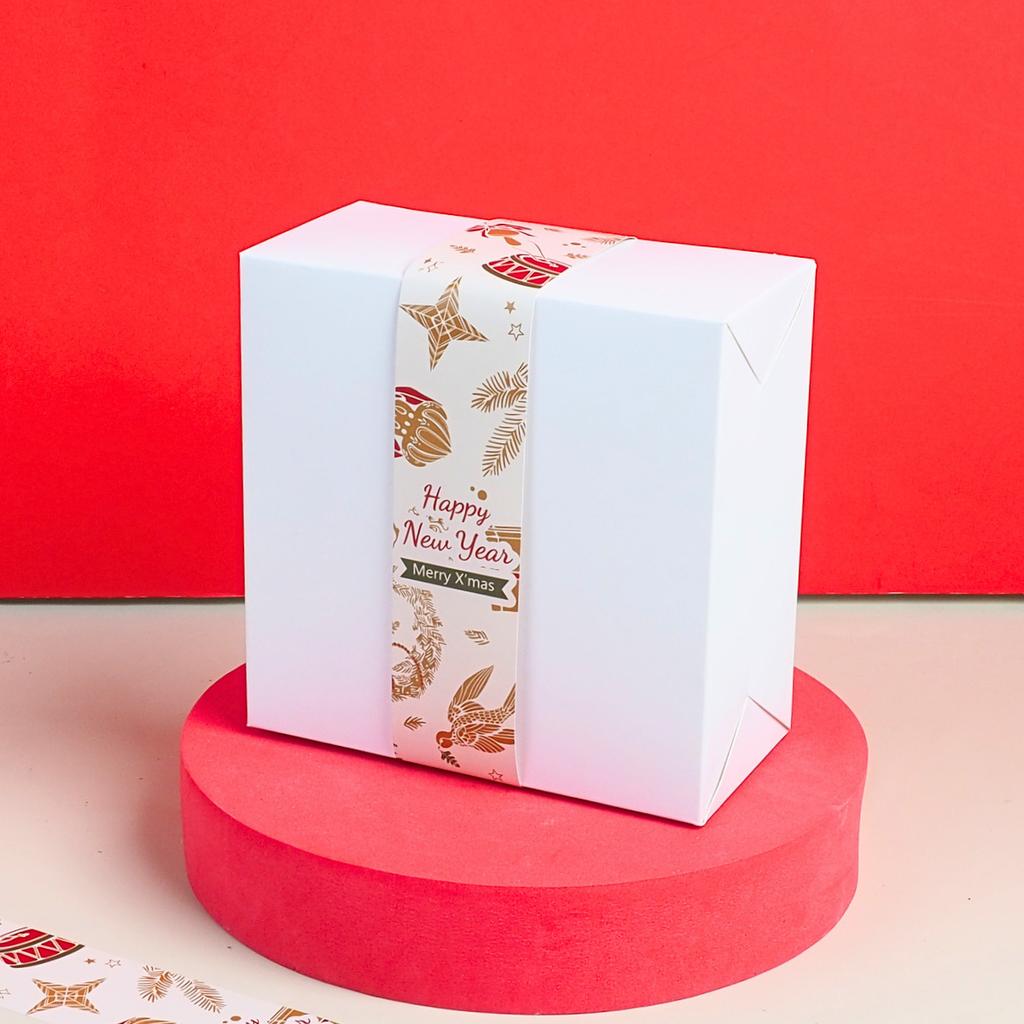 สายคาดกล่อง ลาย Bring joy ขนาด 3.5x42 ซม.